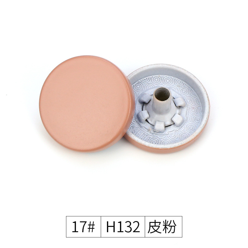 Wholesale of four-piece buckles, metal concealed buckles, colored spray-painted buttons, flat snap buttons, and small chanel-style coat buttons in stock from the manufacturer pic 53