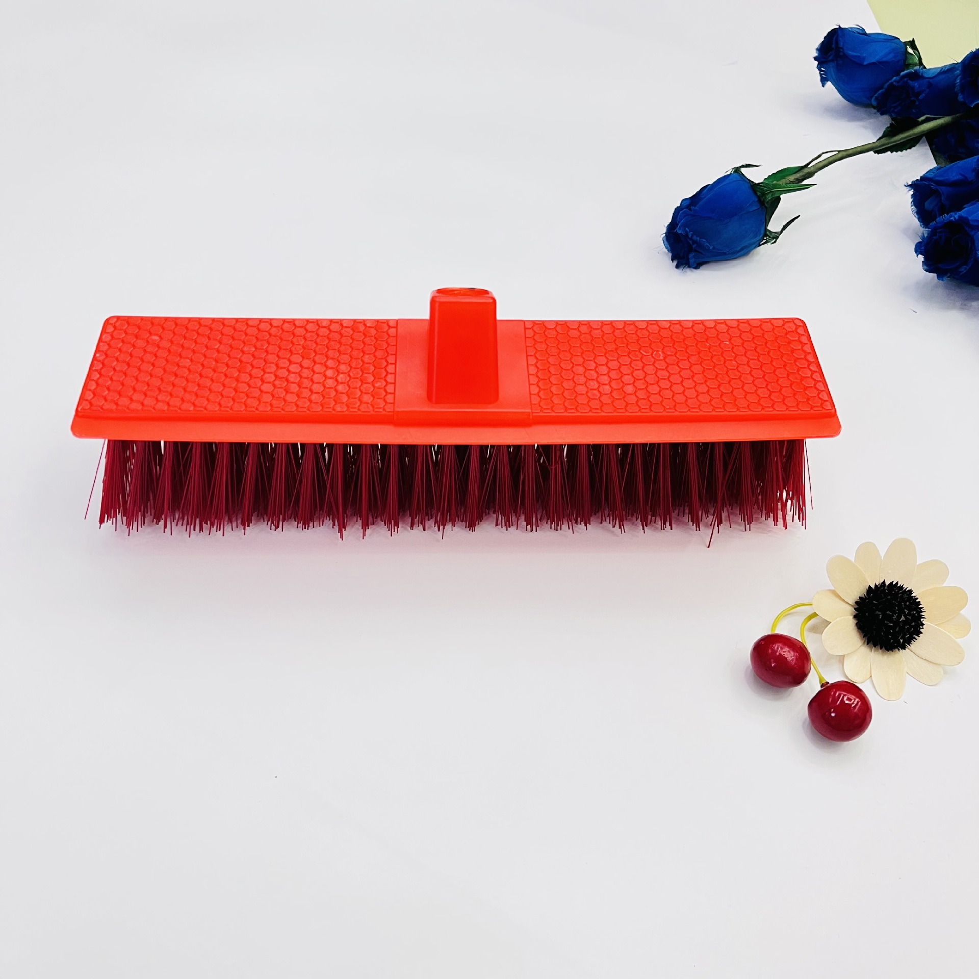 Extended handle hard bristle floor brush, toilet and bathroom cleaning cement floor brush, floor, wall, tile and floor brush pic 6