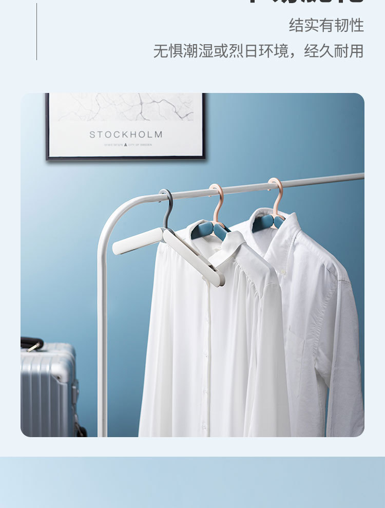 Self-designed folding clothes hangers for travel, portable clothes drying hangers for business trips and outings, and socks and underwear drying clips pic 7