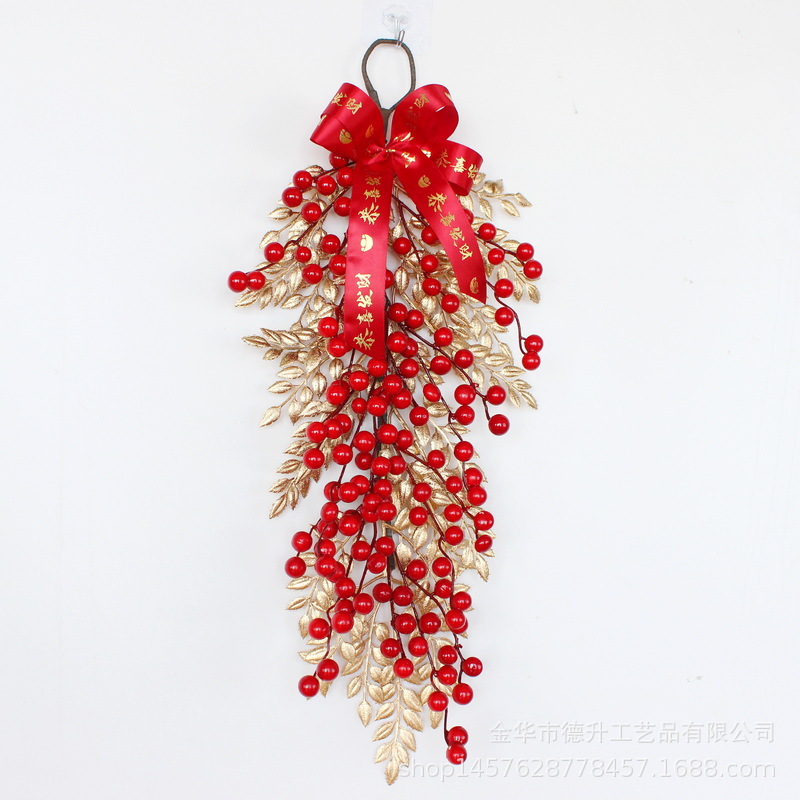 Housewarming New Year decorations, New Year decorations, red fruit and fortune fruit pendants, home, hotel and restaurant opening Spring Festival decorations pic 4