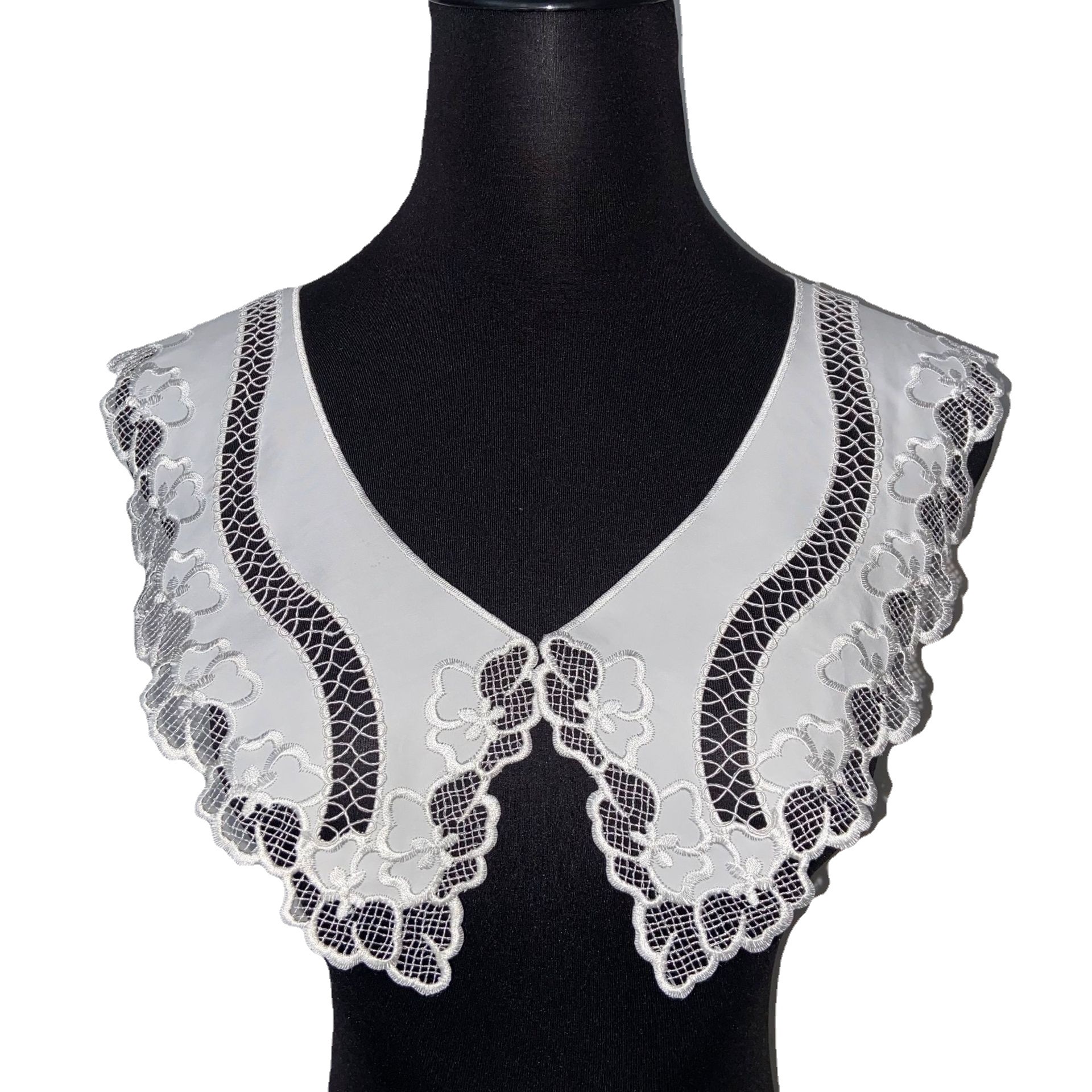 Factory direct supply of high-quality lace water-soluble milk silk embroidery lace and embroidery accessories lace trim pic 1