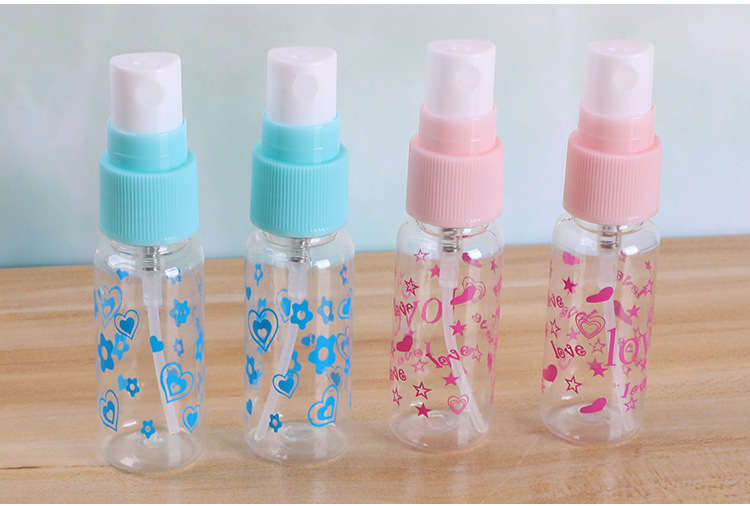 Wholesale 20ML printed spray bottles, small spray bottles, spray spray bottles, portioning bottles, plastic cosmetic spray bottles pic 6