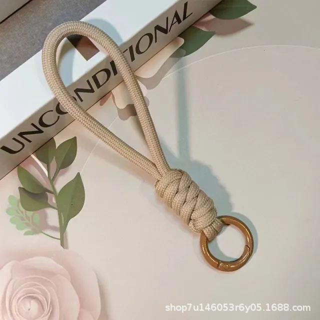 夺甲 TOLKA品牌编织手机挂绳糖果色迷你可拆打结钥匙扣短绳批发商详情24