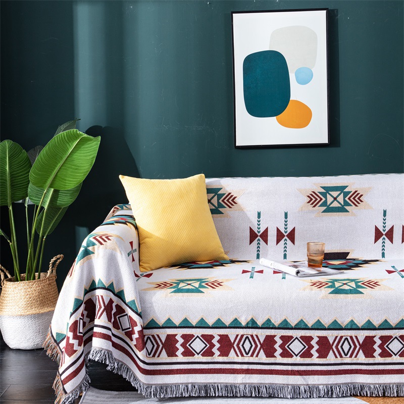 特价清仓甩货双面沙发垫巾防尘全盖布线毯万能沙发套罩ins网红毯详情38