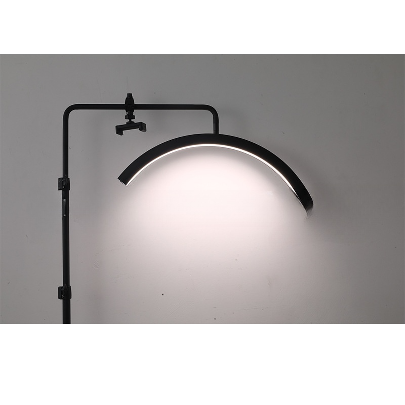 shanilak 24-inch long-arm floor lamp, cross-border nail art, eyebrow shaping, eye protection tattoo, U-shaped eyelash extension lamp, ironwork, simple style large street lamp, and other nail art products pic 8