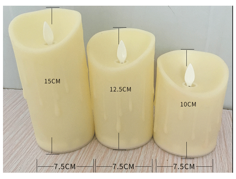 LED simulation swing remote control electronic candle wax flow restaurant guiding lighting candle lamp simulation candle lamp pic 44