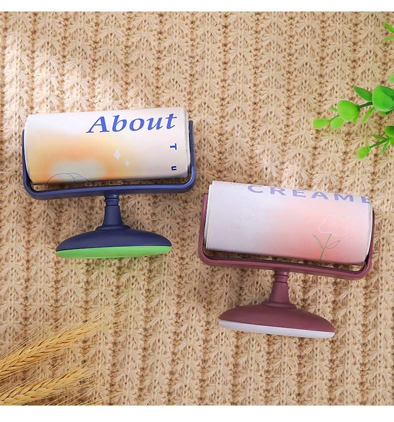 Creative instant sticky hair roller, simple English 50 tear and dip hair remover, creative dormitory home pet hair remover pic 10