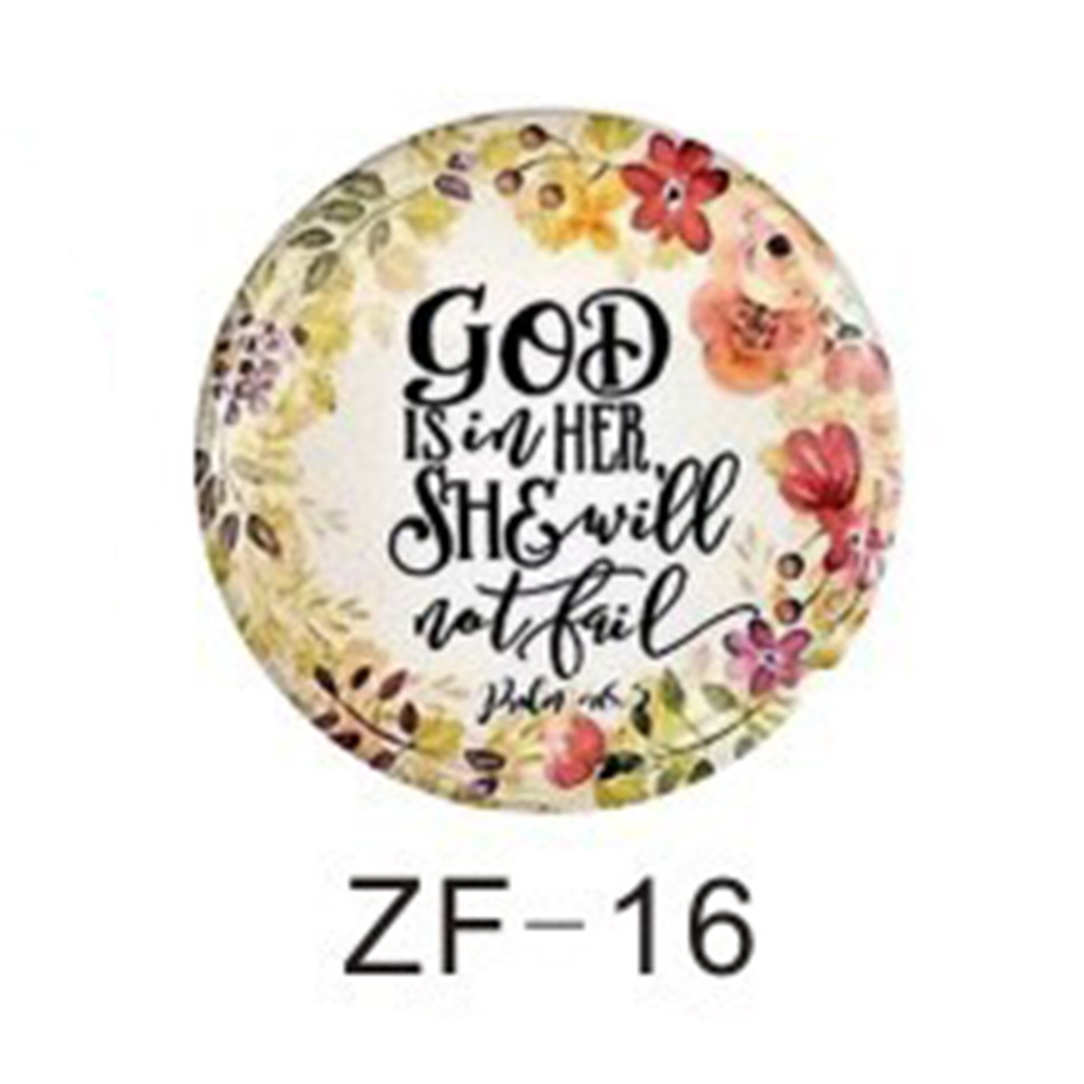 时光宝石水晶玻璃花环励志系列亚马逊diy饰品配件英文图案徽章详情21