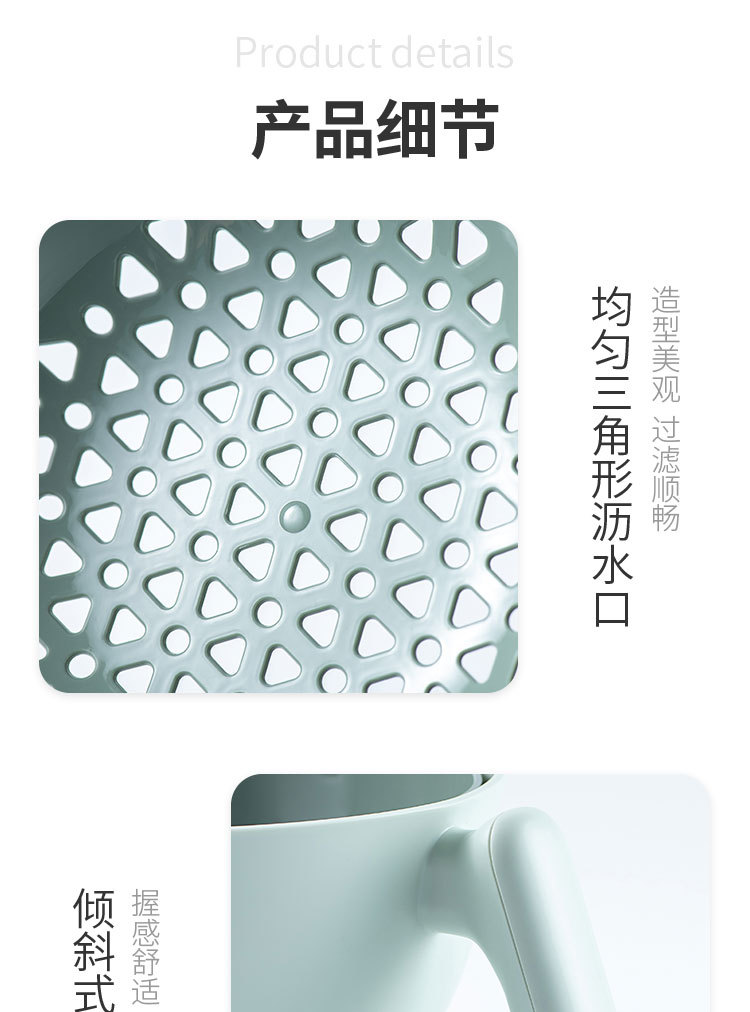 Draining basket, vegetable washing basin, double-layer plastic fruit basket, multi-functional storage for home kitchen, vegetable washing basket and fruit plate pic 12