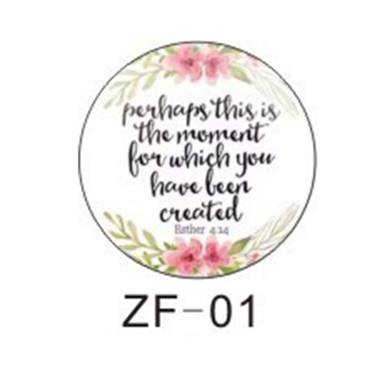 时光宝石水晶玻璃花环励志系列亚马逊diy饰品配件英文图案徽章详情6