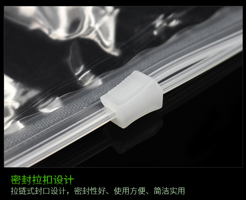 Wholesale of large quantities of clothing zipper bags, transparent packaging bags, pe plastic self-sealing bags for storage pic 13