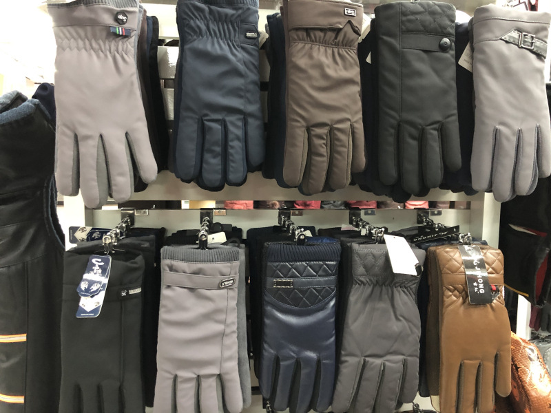 Winter thickened and fleece gloves, street stall, night market, wandering products, windproof, cycling, cold-proof and anti-slip cotton gloves pic 6