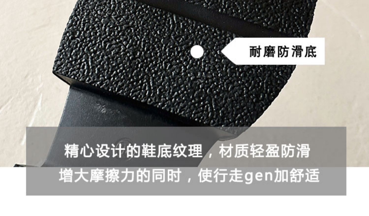 厚底粗跟英伦风小皮鞋女2024新款春秋季一脚蹬女鞋单鞋黑色乐福鞋详情41