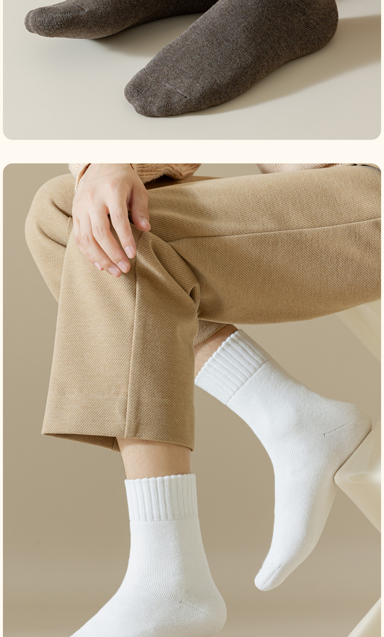 诸暨袜子男秋冬中筒袜男士加厚毛圈袜加绒保暖毛巾袜冬季男袜批发详情19