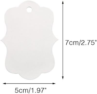 牛皮纸吊牌麻绳空白纸商标吊牌服装标签跨境零食标签婚礼礼品标签详情23