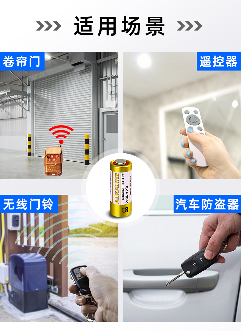 23A电池12V碱性L1028足容遥控器门铃卷闸门27a玩具12v23a电池批发详情19