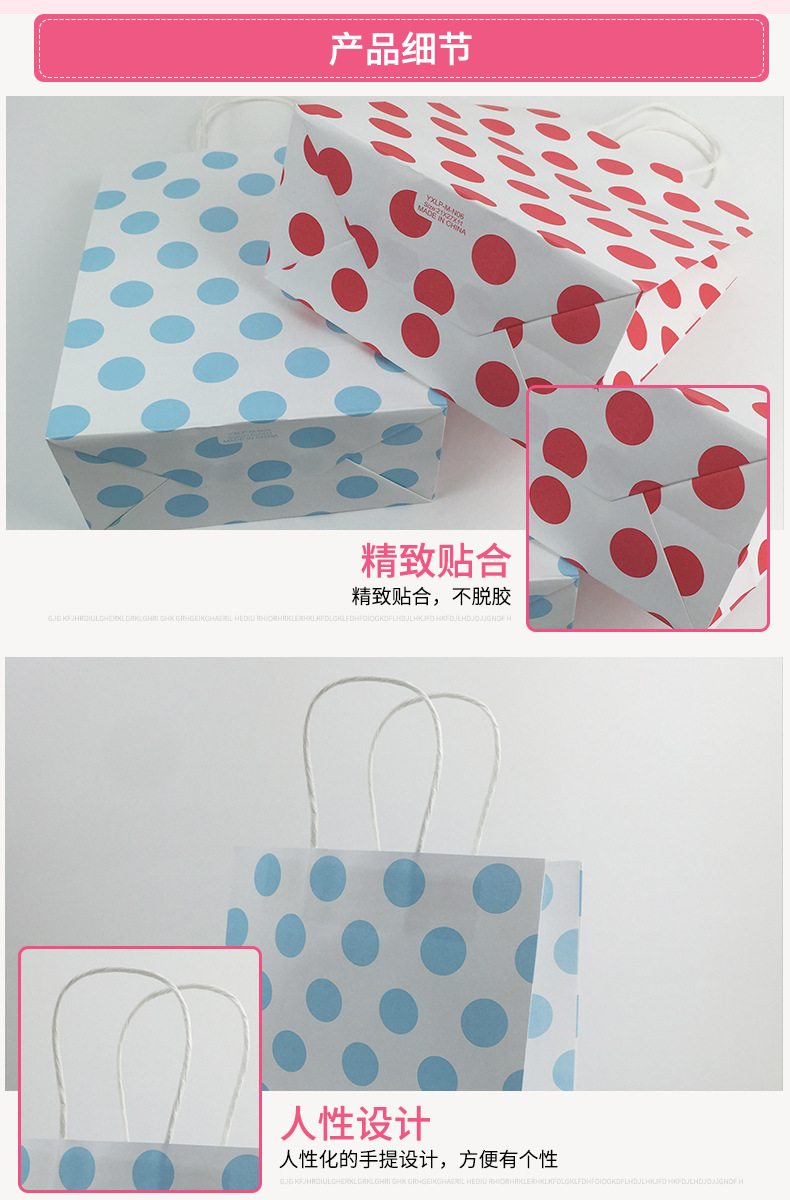 Factory stock: simple clothing, shopping gifts, packaging bags, food handbags, eco-friendly kraft paper bags pic 3