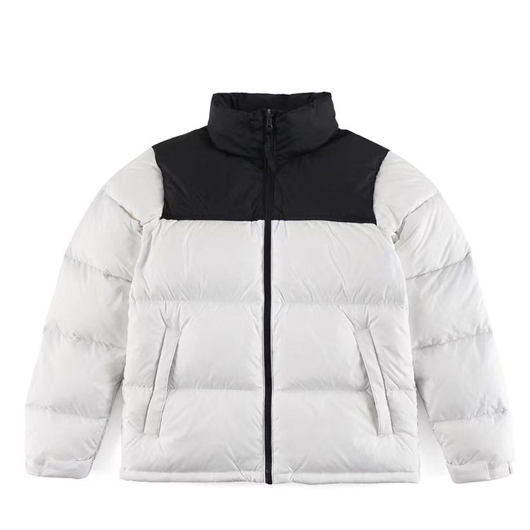 1996 hombre multicolor abajo chaqueta con capucha corto cuello de pie tendencia de moda casual cómodo abrigo 23 años venta caliente pic 1