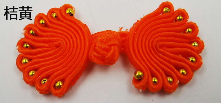 Direct sales of retro cheongsams with nine beads, bead plate buttons, wedding invitations, home Hanfu head flower decorations, butterfly flower buttons pic 9