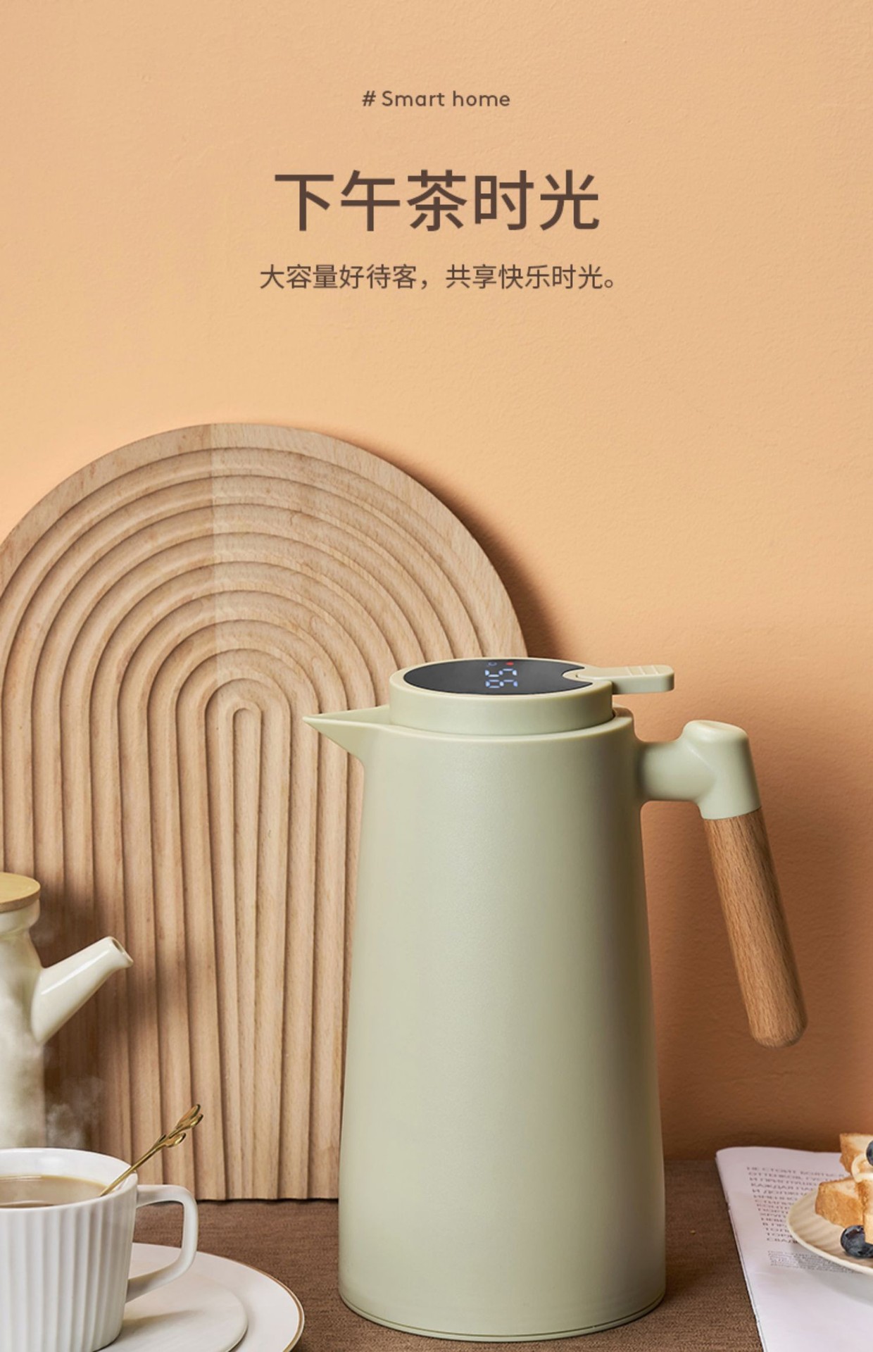 A small thermos with a glass inner liner, a portable thermos for keeping warm, a household large-capacity thermos, suitable for student dormitories pic 16