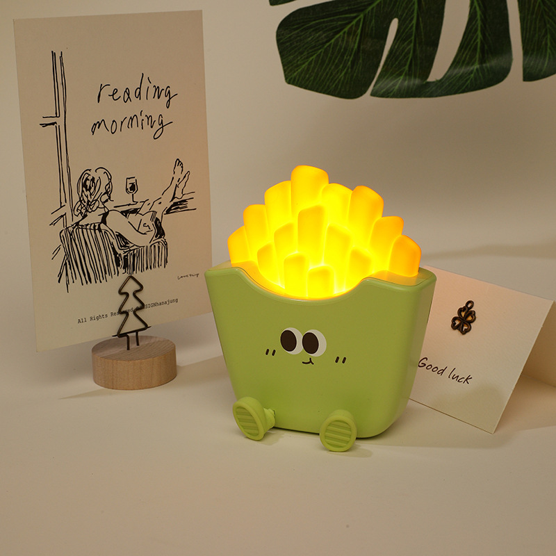 Cartoon potato strip light, USB charging, three-level dimming, timed night light, bedroom LED warm light, bedside lamp at night pic 27