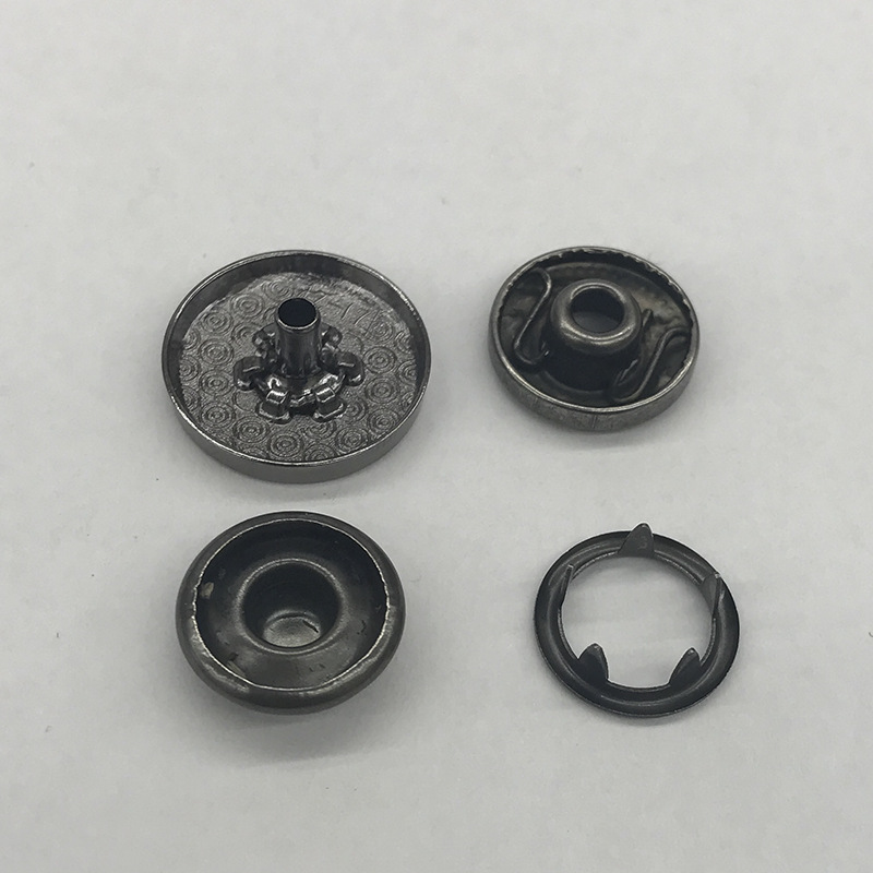 Zinc alloy stainless steel 17m surface +13 five-claw clasp 83120 surface four-piece clasp high-foot metal wool sweater for women pic 5