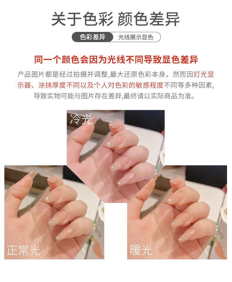 Wholesale of Baoshiman Nail Polish Gel 2022 New Model, a popular color-penetrating nail therapy glue for nail salons pic 28