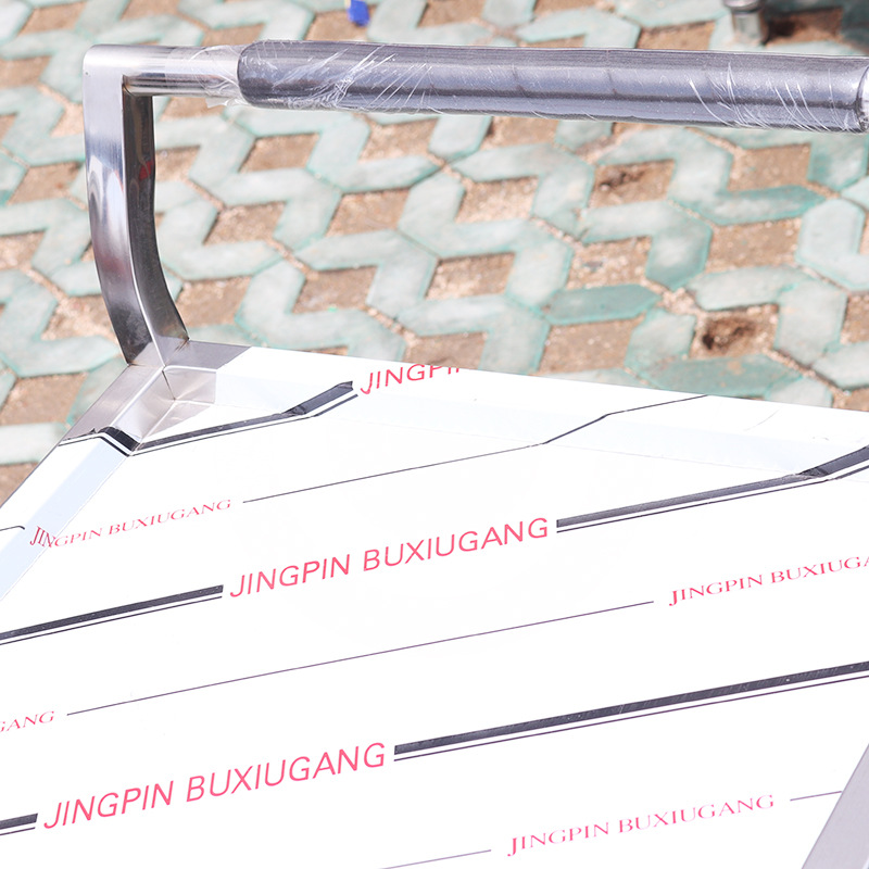 Two-layer stainless steel food trolley, small trolley, restaurant kitchen serving mobile trolley, hotel trolley, stainless steel trolley, food delivery trolley, cafeteria, restaurant, hotel supplies pic 6