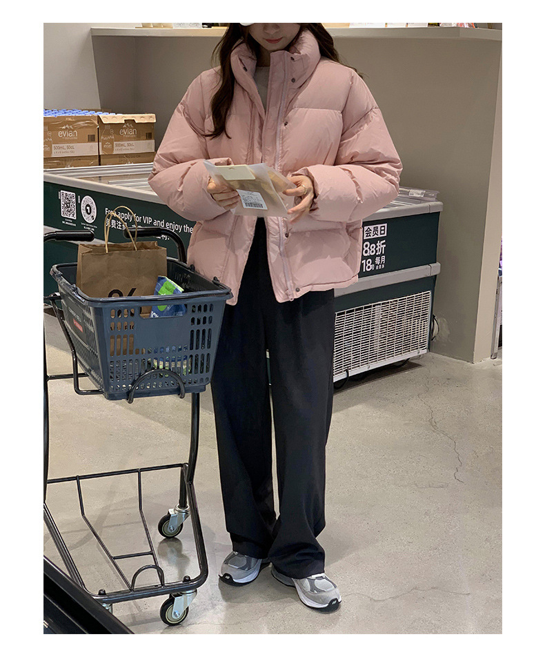 TG90% White duck down thickened down jacket for Women 2021 Winter New stand-up Collar Coat 15580(same style as 13519) pic 50