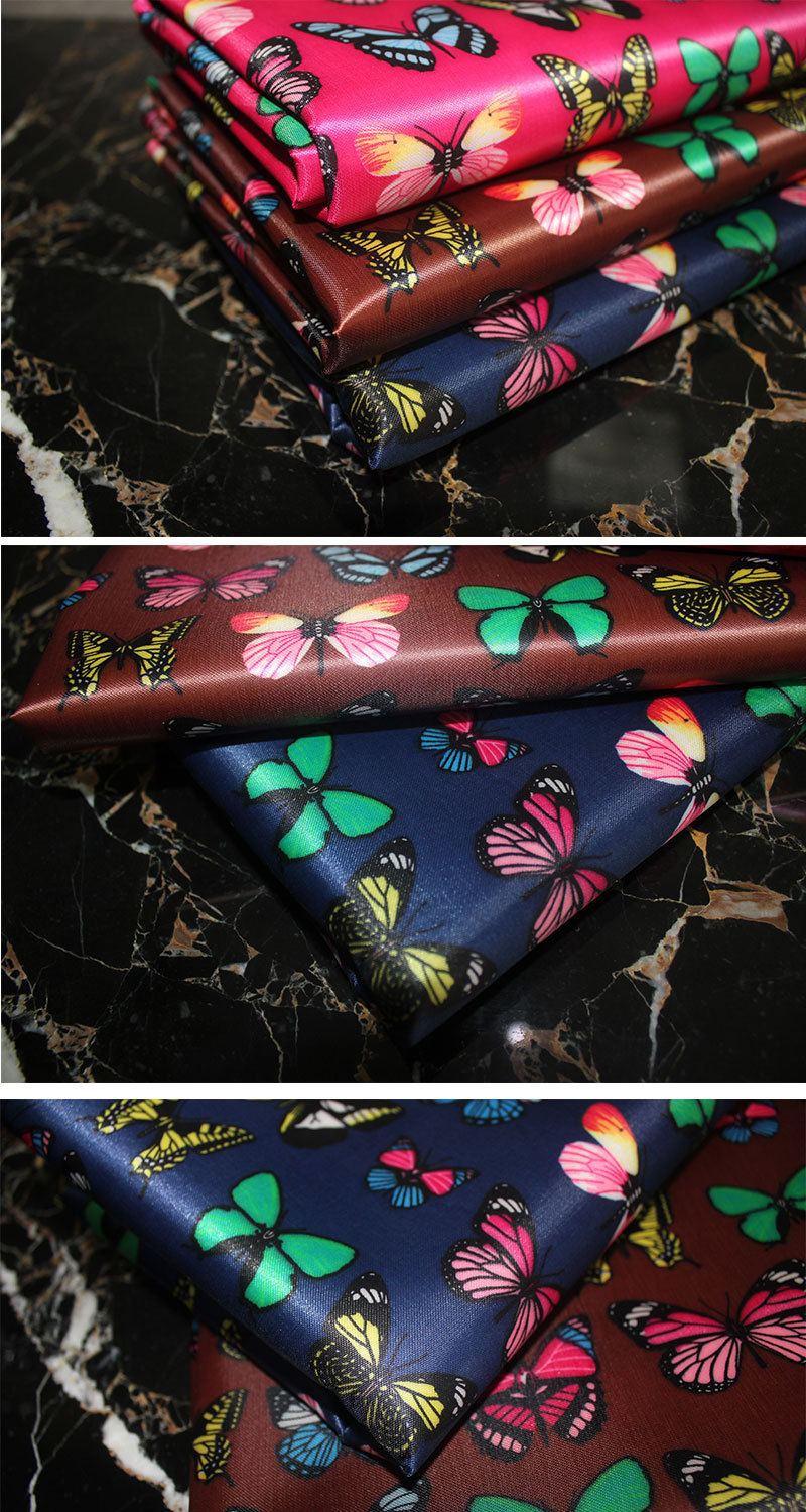 Colorant printing, colored butterfly printing, foam printing fabric, pvc foam coating pic 1