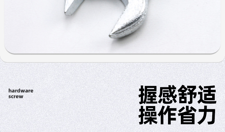 Galvanized double-ended wrench, open-end wrench, hexagonal socket wrench, two-end wrench, hardware tools, wrench, handle 5.5-22 pic 67