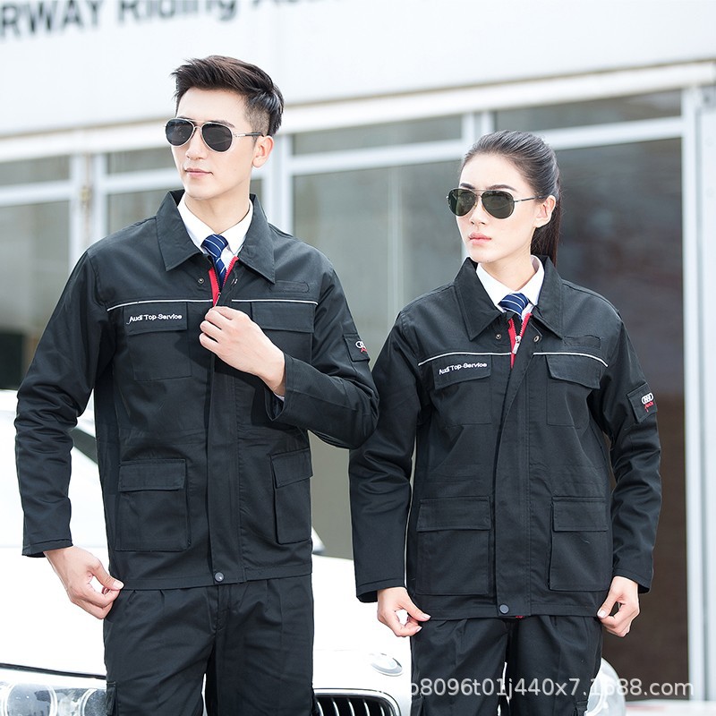 冬季棉袄工作服企业加工中长款冷库值班防寒保暖劳保服棉服绣字详情10