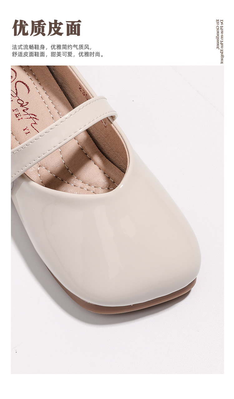 女童皮鞋2024新款红色公主鞋春夏季宝宝小女孩平底单鞋儿童软底鞋详情52