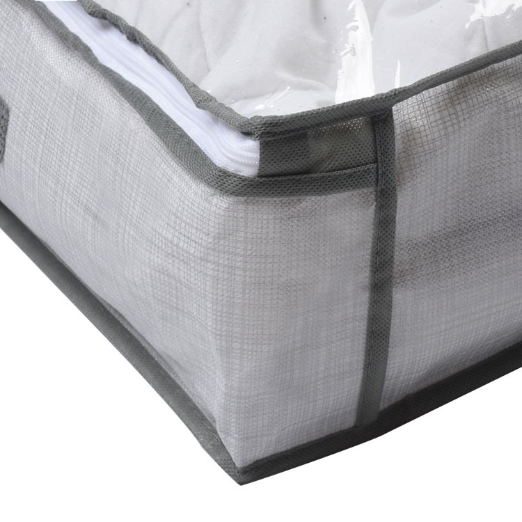Under the bed, clothes storage bags, quilts, cotton quilts, fabric storage bags, clothes and underwear dust-proof PVC non-woven fabric storage bags pic 3