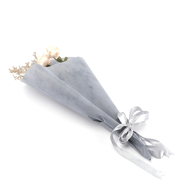 Estampado no tejido floral bouquet de flores paquete de papel papel floral día de san valentín diy material de florista arte floral embalaje de flores pic 25