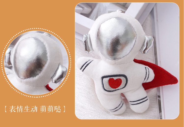New cute astronaut keychains, astronaut pendants, backpack accessories, pendants manufacturer wholesale night market supply pic 7