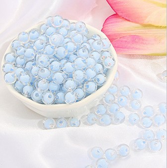 AB colored beads, middle beads, inner beads, round beads, color-coated acrylic beads, homemade necklace accessories, diy handcrafted beading materials pic 9