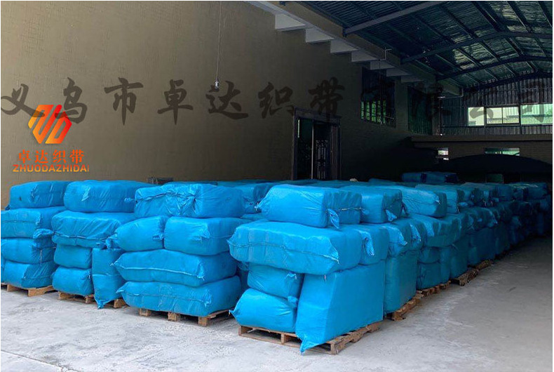 The manufacturer has black and white nylon double-sided brushed elastic bands, soft underwear, wide rubber bands, waist and neck bags, and elastic webbing in stock pic 30