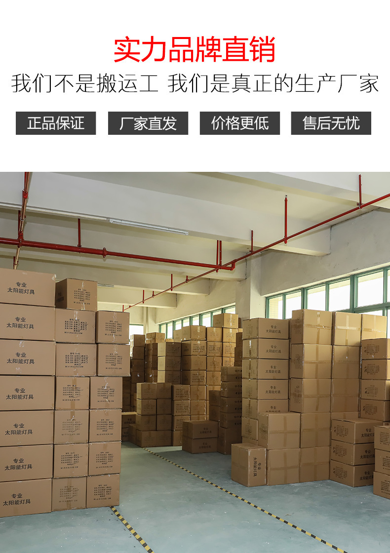 Solar column head lights, LED outdoor waterproof courtyard villa wall top, fence, gate lights, household door column lights pic 6