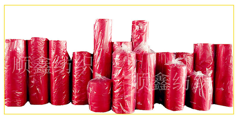 The opening ribbon-cutting ceremony of the advertisement is made of multicolor jacquard fabric. The wedding fabric is unveiled with a red silk cloth and a large red flower silk ribbon pic 14
