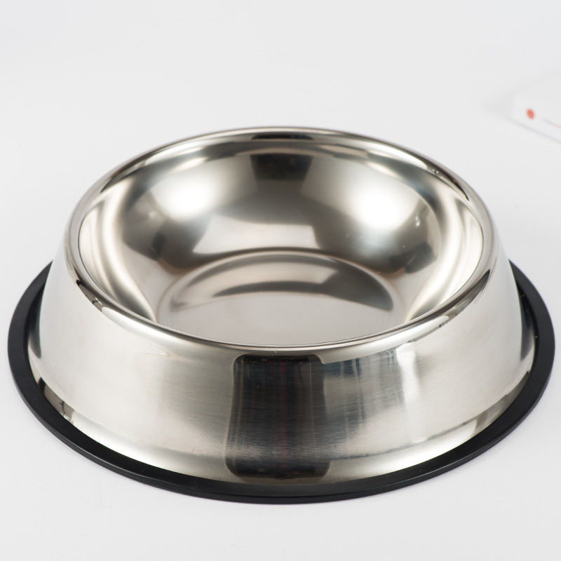 Stainless steel dog bowl, pet bowl, multi-purpose, shock-resistant pet bowl, round food bowl for cats and dogs, pet food bowl and dog food bowl supplies pic 3