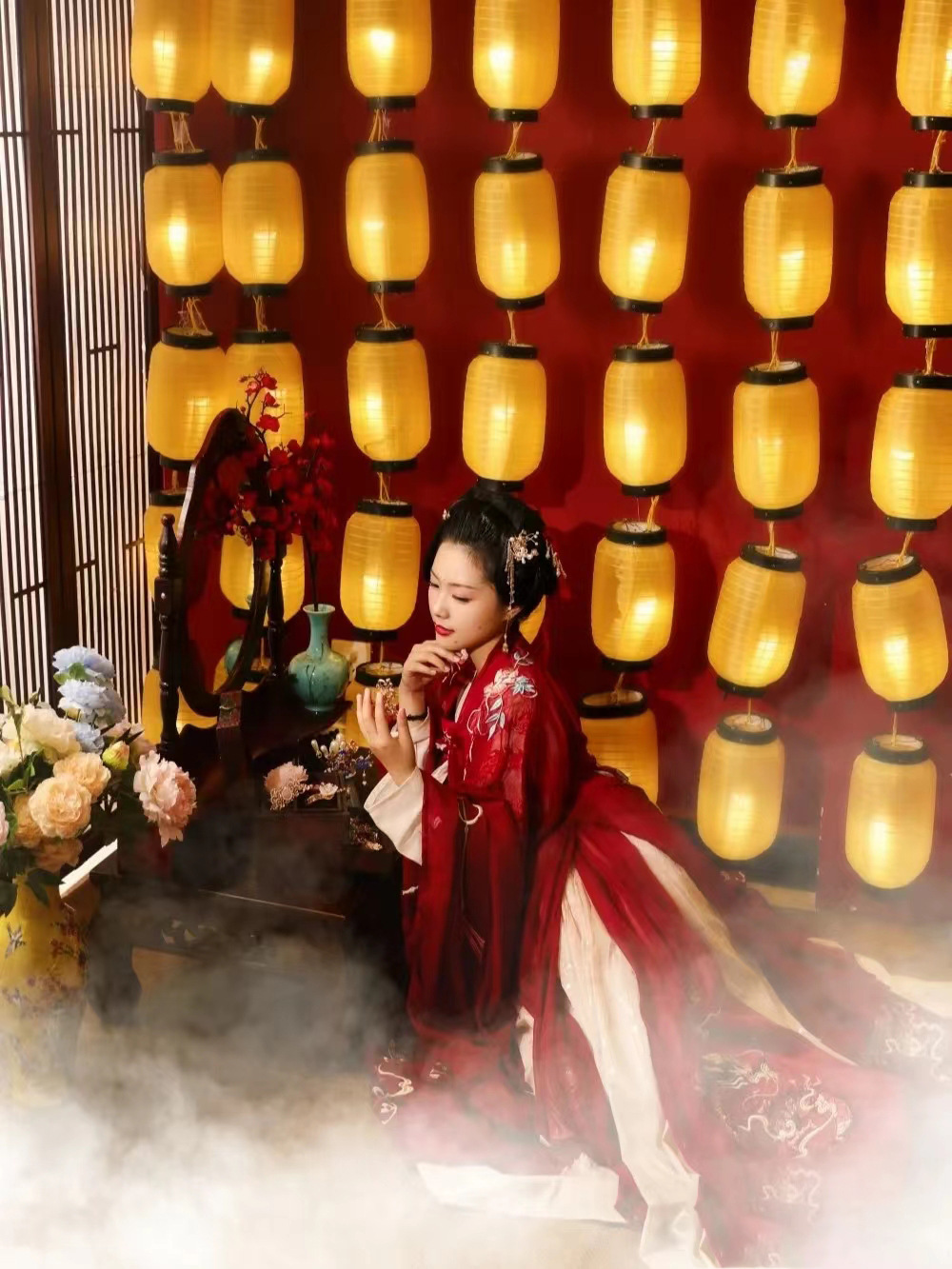 Ancient-style lanterns, Hanfu shooting props, DIY lantern walls, Lantern Festival riddles, Tang and ancient-style wedding lantern decorations pic 18