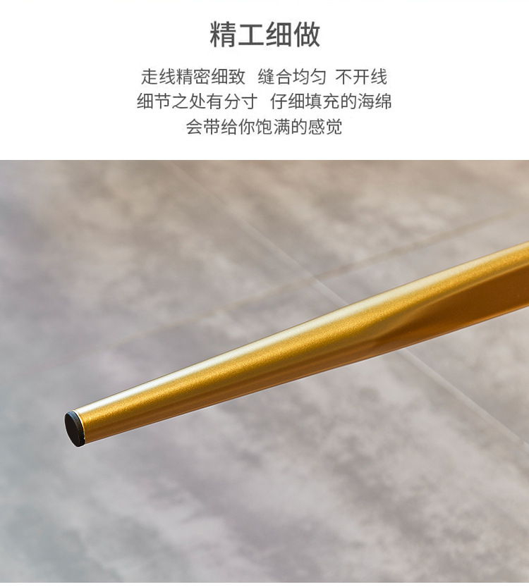 西餐厅轻奢铁艺餐椅甜品店奶茶店桌椅咖啡厅实木椅子卡座沙发桌椅详情20