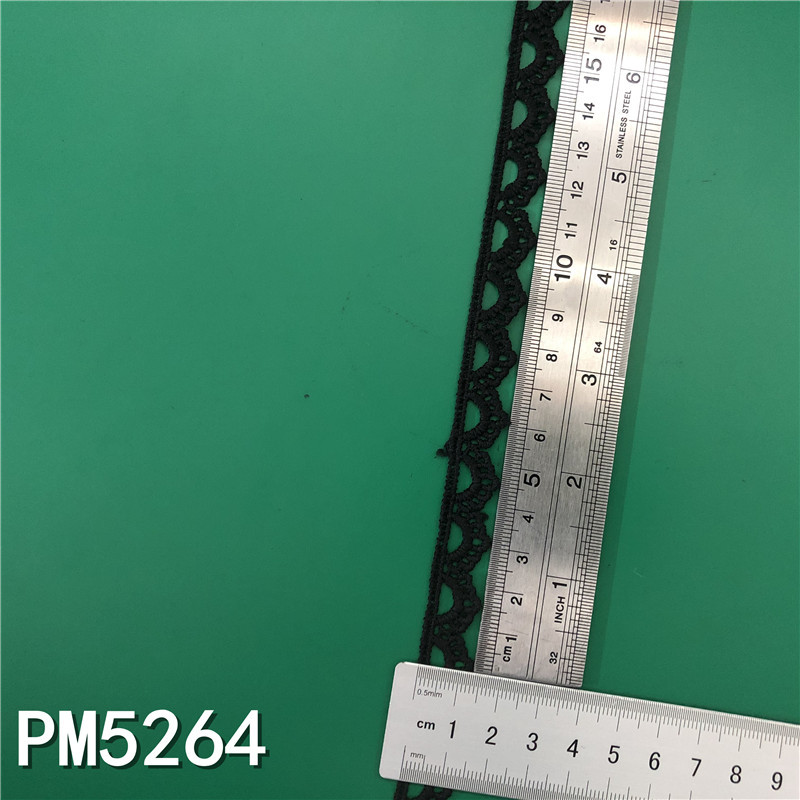 New Lolita embroidery water-soluble lace, milk silk single-sided small flower wave lace, lace with barcode pic 75