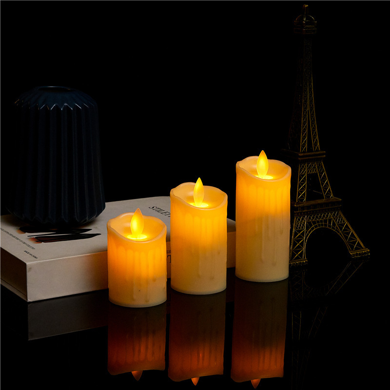 Tearful swinging electronic candles, led candle lamps, decorative handicrafts and ornaments pic 1