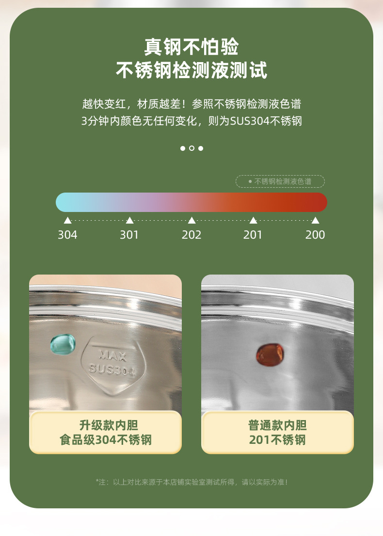 304不锈钢小电锅 小型迷你电火锅学生宿舍泡面锅家用多功能电煮锅详情6