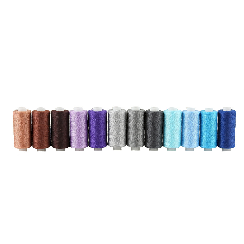 36-color 402 sewing thread with 36-color shuttle core set, can be added with hand sewing needle card shuttle core box, small thread, hand sewing thread pic 9