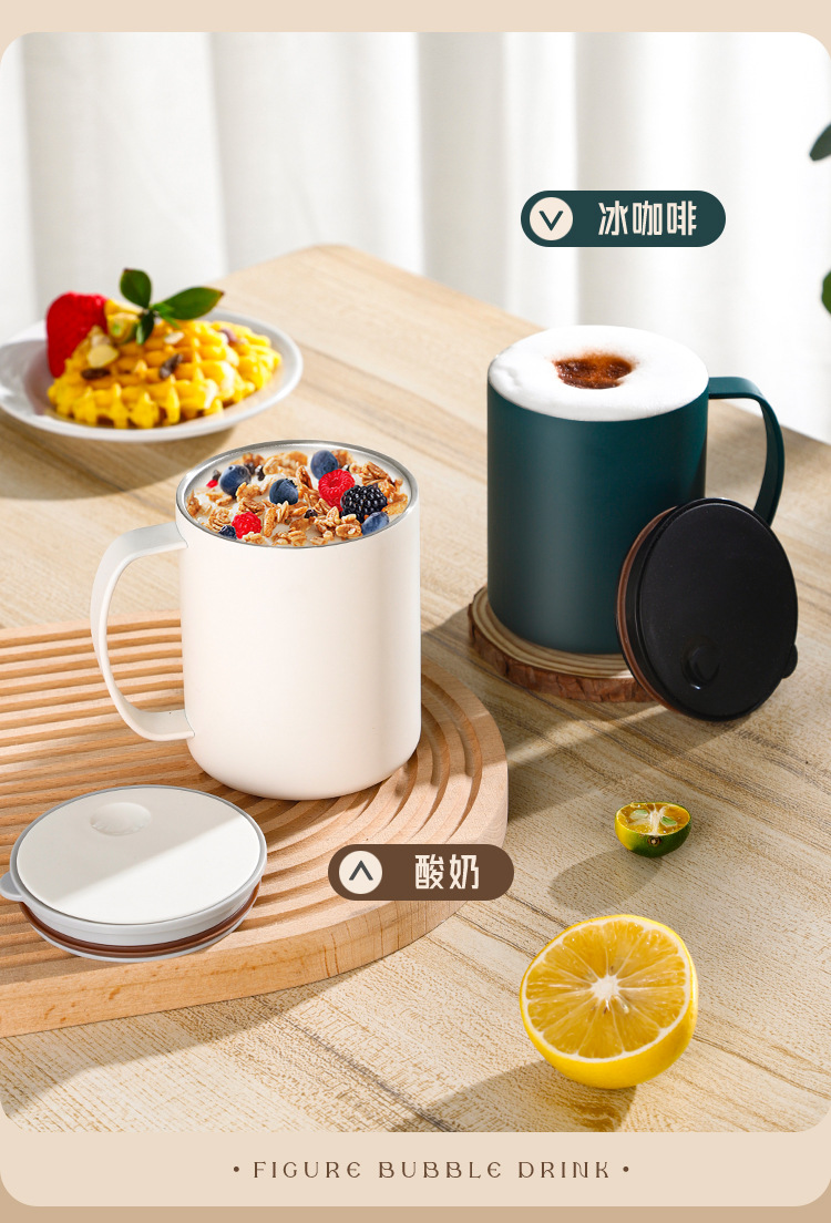316 stainless steel mugs, vacuum insulated cups, coffee cups, home, office, dormitory, student double-layer insulated water cups, coffee insulated cups, milk tea insulated cups, stainless steel insulated cups pic 13