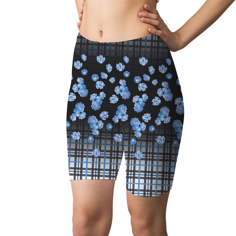 New 3D digital printed starry sky sports yoga capri shorts for cross-border Amazon from Europe and America. Please provide the printed image pic 11