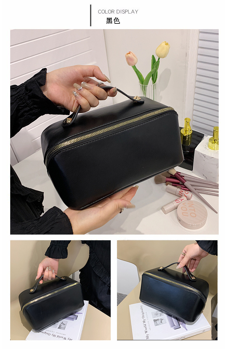 化妆包女大容量高级感新款便携旅行洗漱包学生化妆品收纳袋超火详情11
